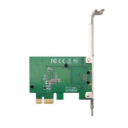 2.5 Gigabit Ethernet PCI Express PCI-E Network Interface Card 10/100/1000/25000 Mbps RJ45 LAN Intel I225 Chipset, Black