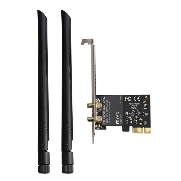 Wireless-AC 1200Mbps (2.4GHz 300Mbps and 5GHz 867Mbps) PCIE WiFi Adapter, PCIE WiFi Card  for Windows 11,10, 8.x, 7 (